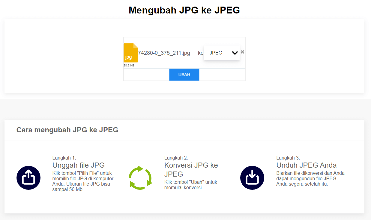 Cara Mudah Mengubah JPG ke JPEG Terbaru