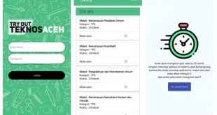 Aplikasi Try Out Teknos Aceh dan Cara Menggunakannya