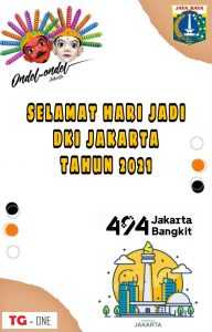 Poster HUT Jakarta Ke 494