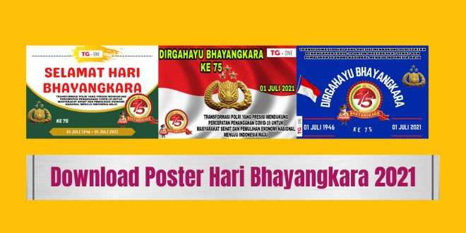 Poster Hari Bhayangkara 2021