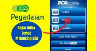 Cara Bayar Cicilan Pegadaian Lewat M Banking BCA