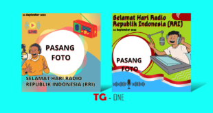 Twibbon Hari Radio Republik Indonesia Tahun 2022  