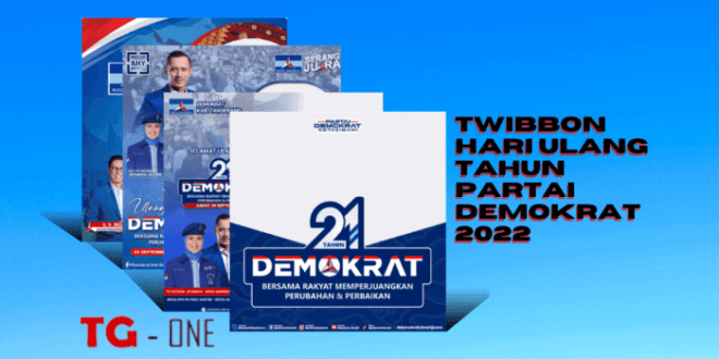 Twibbon Hari Ulang Tahun Partai Demokrat 2022