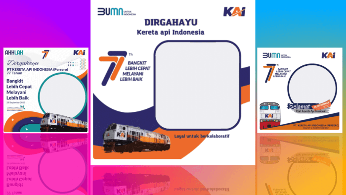 Twibbon Hari Kereta Api Indonesia Tahun 2022 